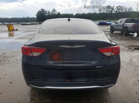 1C3CCCAB6HN510278 2017 CHRYSLER 200 Black Вид ззаду