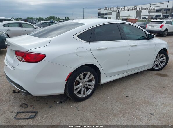 1C3CCCAB7GN103018 2016 CHRYSLER 200 Белый Задняя правая четверть