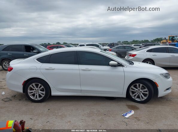 1C3CCCAB7GN103018 2016 CHRYSLER 200 Белый Вид щитка приборов
