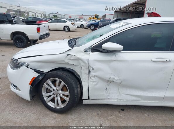 1C3CCCAB7GN103018 2016 CHRYSLER 200 Белый Вид спереди