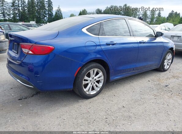 1C3CCCAB7GN113418 2016 CHRYSLER 200 Blue უკანა მარჯვენა