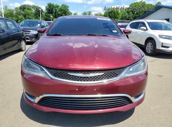 1C3CCCAB7GN123009 2016 CHRYSLER 200 Maroon 