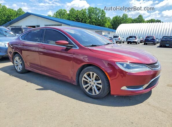 1C3CCCAB7GN123009 2016 CHRYSLER 200 Maroon 