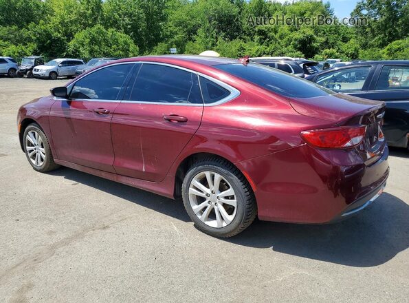 1C3CCCAB7GN123009 2016 CHRYSLER 200 Maroon 
