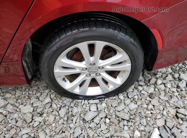 1C3CCCAB7GN166314 2016 CHRYSLER 200 Burgundy Панорамний вид салону 360°