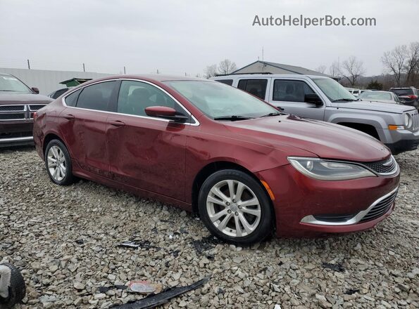 1C3CCCAB7GN166314 2016 CHRYSLER 200 Burgundy 