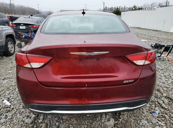 1C3CCCAB7GN166314 2016 CHRYSLER 200 Burgundy 