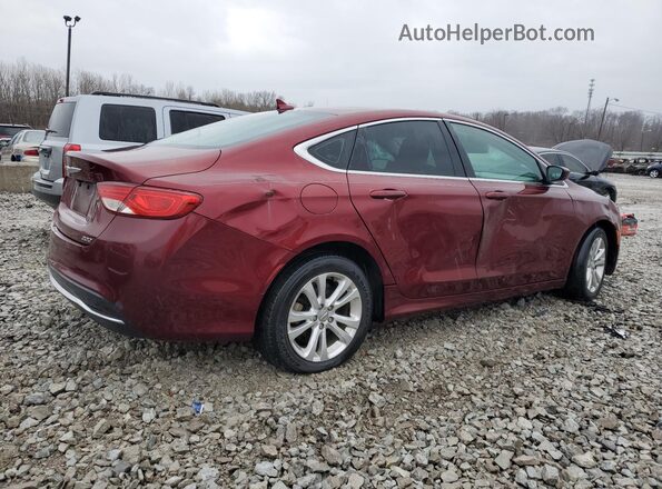 1C3CCCAB7GN166314 2016 CHRYSLER 200 Burgundy 