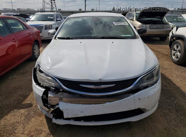 1C3CCCAB7GN169729 2016 CHRYSLER 200 White Widok z przodu