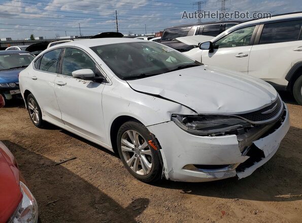 1C3CCCAB7GN169729 2016 CHRYSLER 200 White Przód prawy