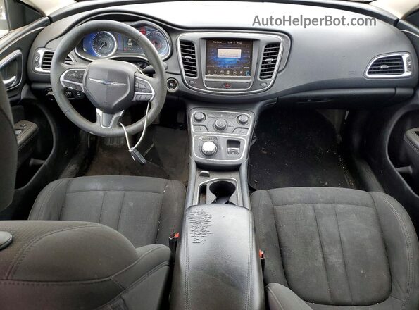 1C3CCCAB7GN169729 2016 CHRYSLER 200 White Widok deski rozdzielczej