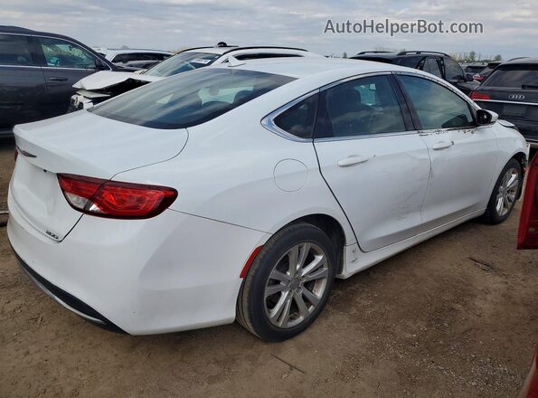 1C3CCCAB7GN169729 2016 CHRYSLER 200 White Tył prawy