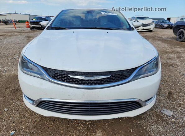 1C3CCCAB7HN505123 2017 CHRYSLER 200 White Widok z przodu