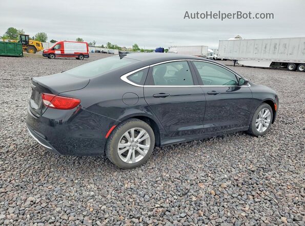 1C3CCCAB7HN505137 2017 CHRYSLER 200 Black Tył prawy