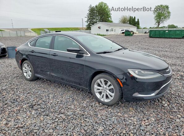 1C3CCCAB7HN505137 2017 CHRYSLER 200 Black Przód prawy