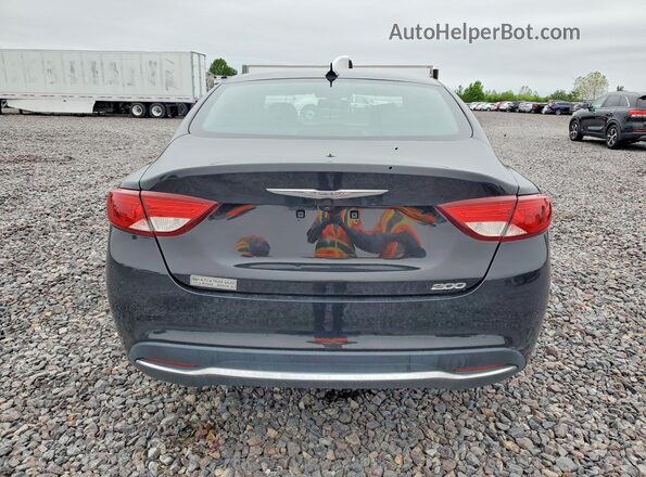 1C3CCCAB7HN505137 2017 CHRYSLER 200 Black Widok z tyłu