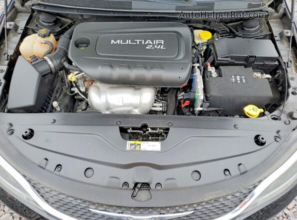 1C3CCCAB7HN505137 2017 CHRYSLER 200 Black Widok wnętrza z tyłu