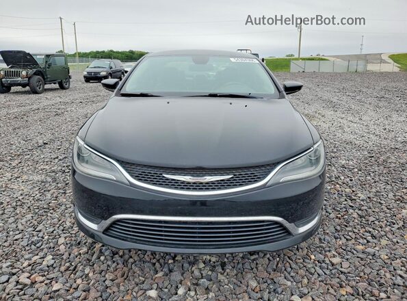 1C3CCCAB7HN505137 2017 CHRYSLER 200 Black Widok z przodu