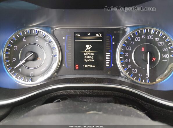 1C3CCCAB8GN152423 2016 CHRYSLER 200 Blue Vista de los asientos traseros