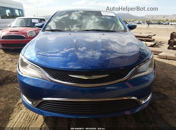 1C3CCCAB8GN152423 2016 CHRYSLER 200 Blue Vista frontal