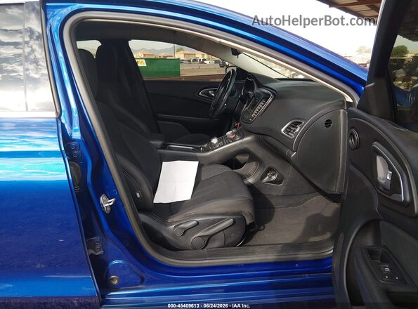 1C3CCCAB8GN152423 2016 CHRYSLER 200 Blue Vista interior delantera