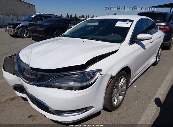1C3CCCAB8GN160585 2016 CHRYSLER 200 Белый Передняя левая четверть