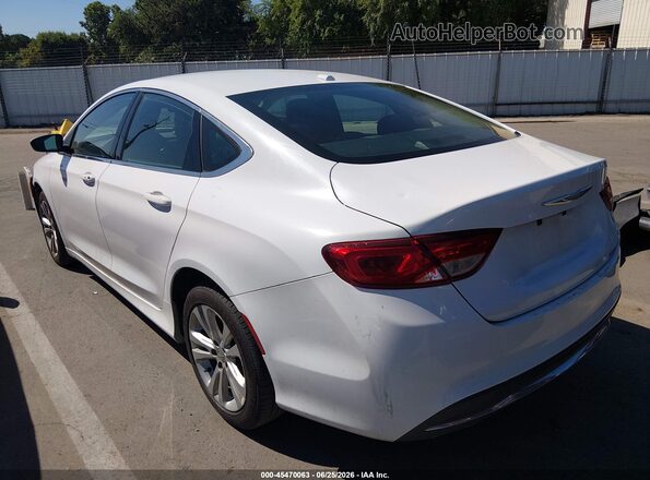1C3CCCAB8GN160585 2016 CHRYSLER 200 Белый Задняя левая четверть