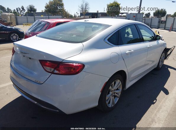1C3CCCAB8GN160585 2016 CHRYSLER 200 Белый Задняя правая четверть