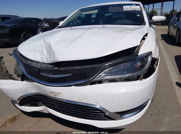 1C3CCCAB8GN160585 2016 CHRYSLER 200 Белый Вид спереди