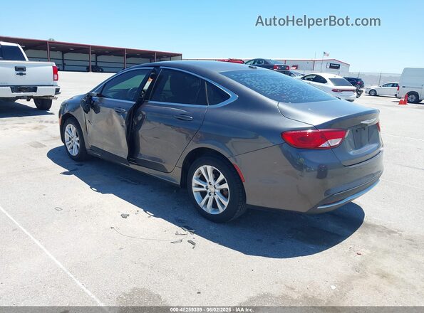 1C3CCCAB8GN161039 2016 CHRYSLER 200 Gray 