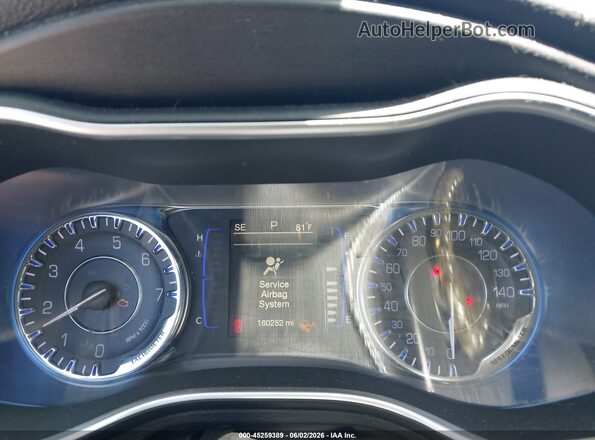 1C3CCCAB8GN161039 2016 CHRYSLER 200 Gray 