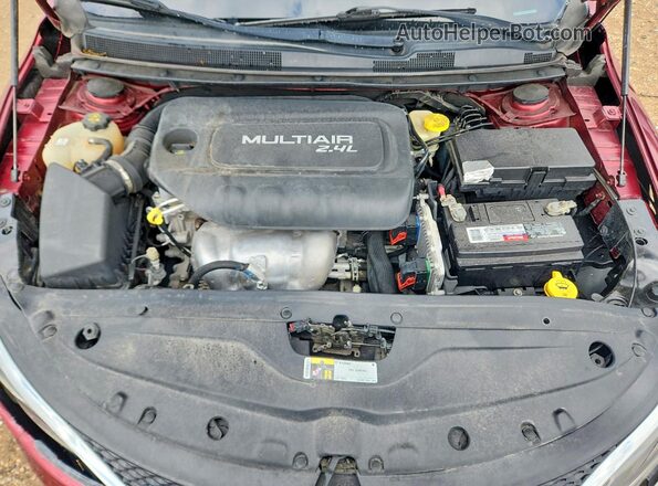 1C3CCCAB8GN168444 2016 CHRYSLER 200 Темно-бордовый Вид задней части салона
