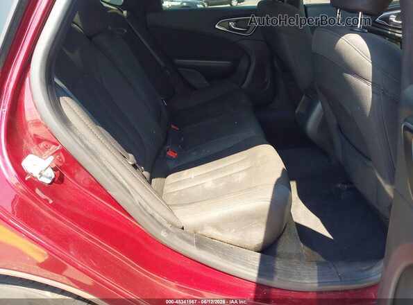 1C3CCCAB9GN104011 2016 CHRYSLER 200 Red VIN კოდის სტიკერის ხედი