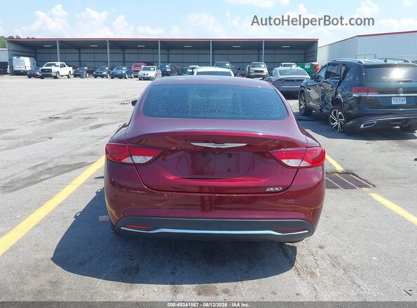 1C3CCCAB9GN104011 2016 CHRYSLER 200 Red 