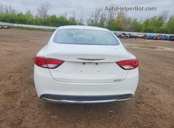1C3CCCAB9GN123741 2016 CHRYSLER 200 White Հետևի տեսք