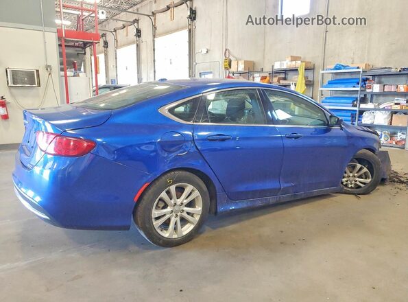 1C3CCCAB9GN124369 2016 CHRYSLER 200 Blue Հետևի աջ