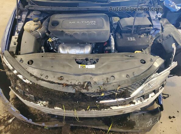1C3CCCAB9GN124369 2016 CHRYSLER 200 Blue Սալոնի հետևի տեսք