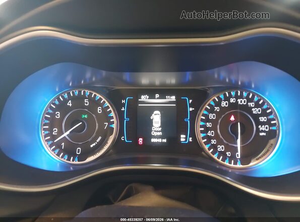 1C3CCCAB9GN150020 2016 CHRYSLER 200 Black Вид задніх сидінь
