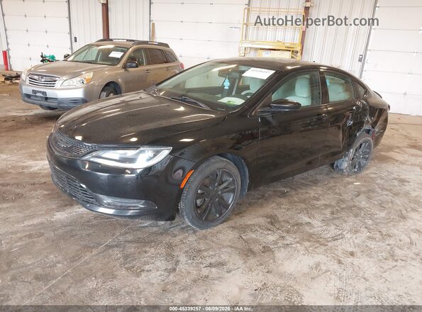 1C3CCCAB9GN150020 2016 CHRYSLER 200 Black Передня ліва чверть