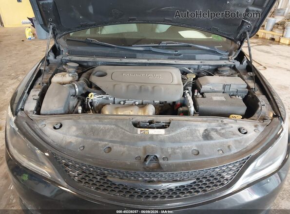 1C3CCCAB9GN150020 2016 CHRYSLER 200 Black Вид ззаду
