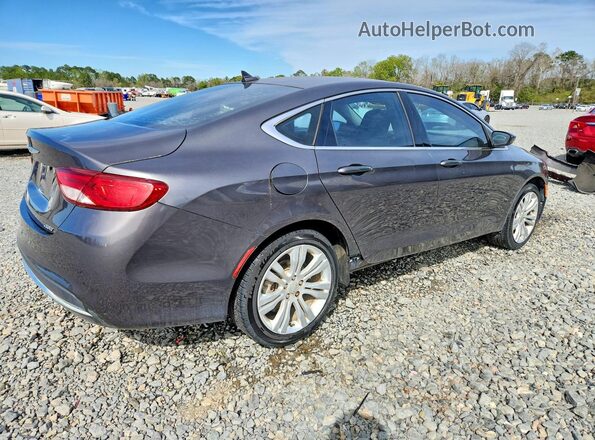 1C3CCCAB9GN162703 2016 CHRYSLER 200 Charcoal Tył prawy