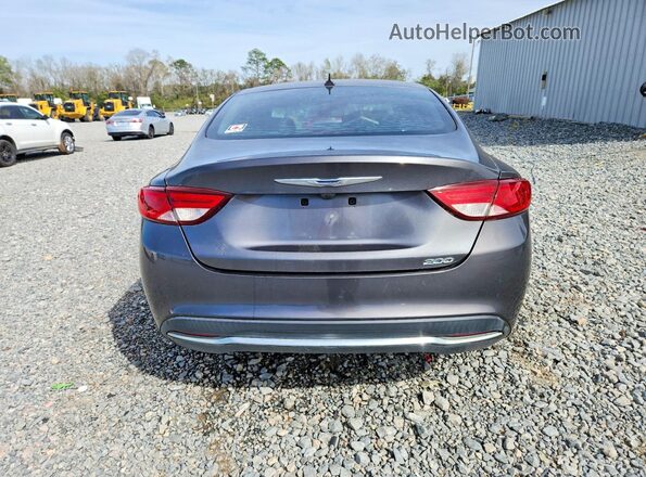 1C3CCCAB9GN162703 2016 CHRYSLER 200 Charcoal Widok z tyłu