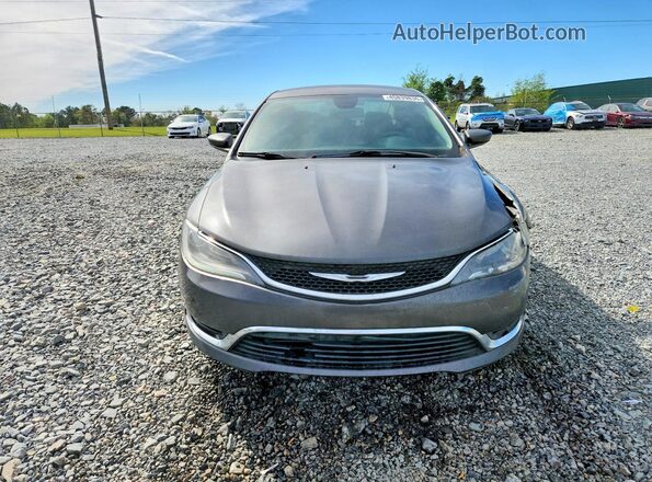 1C3CCCAB9GN162703 2016 CHRYSLER 200 Charcoal Widok z przodu