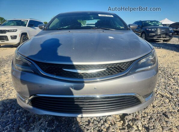 1C3CCCABXGN151726 2016 CHRYSLER 200 Gray Vista frontal
