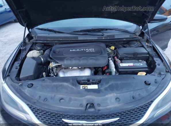 1C3CCCABXGN165478 2016 CHRYSLER 200 Black Widok z tyłu