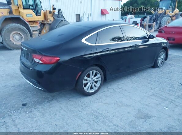 1C3CCCABXGN165478 2016 CHRYSLER 200 Black Tył prawy