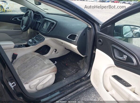 1C3CCCABXGN181180 2016 CHRYSLER 200 Black Вид салону спереду