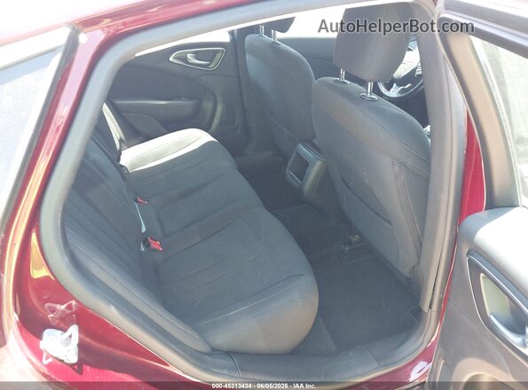 1C3CCCAG6GN190809 2016 CHRYSLER 200 Red Vista de la etiqueta del VIN