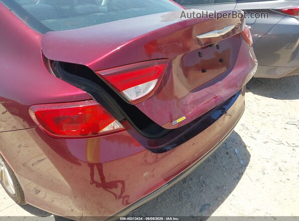 1C3CCCAG6GN190809 2016 CHRYSLER 200 Red Vista frontal