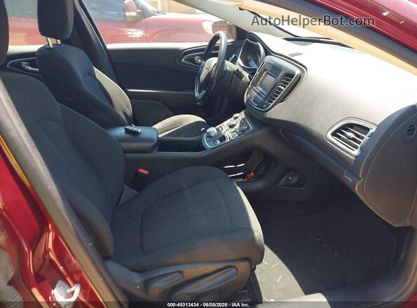 1C3CCCAG6GN190809 2016 CHRYSLER 200 Red Vista interior delantera